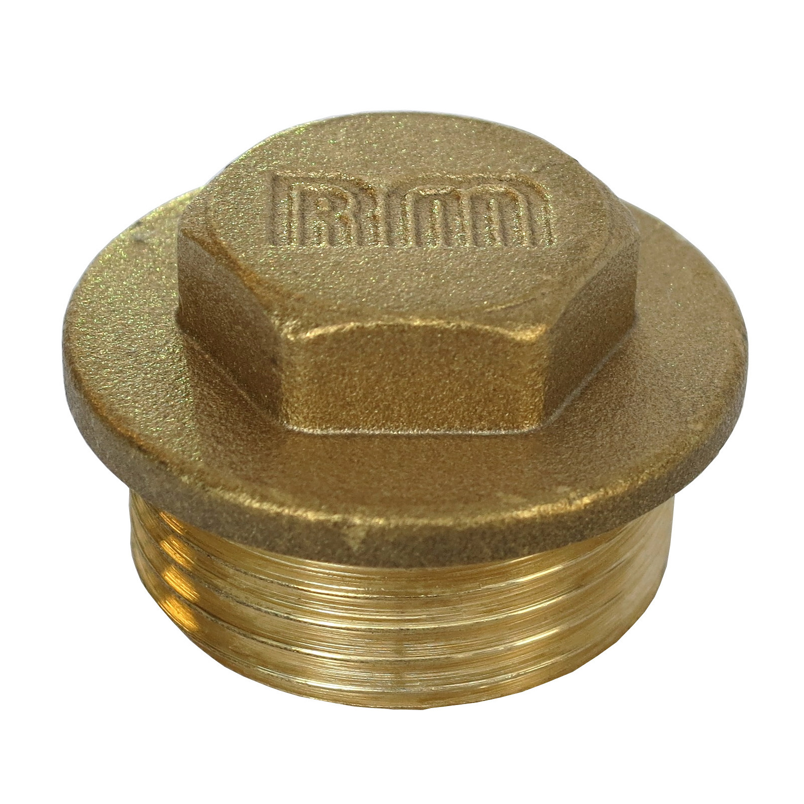 BRASS FLANGED PLUG