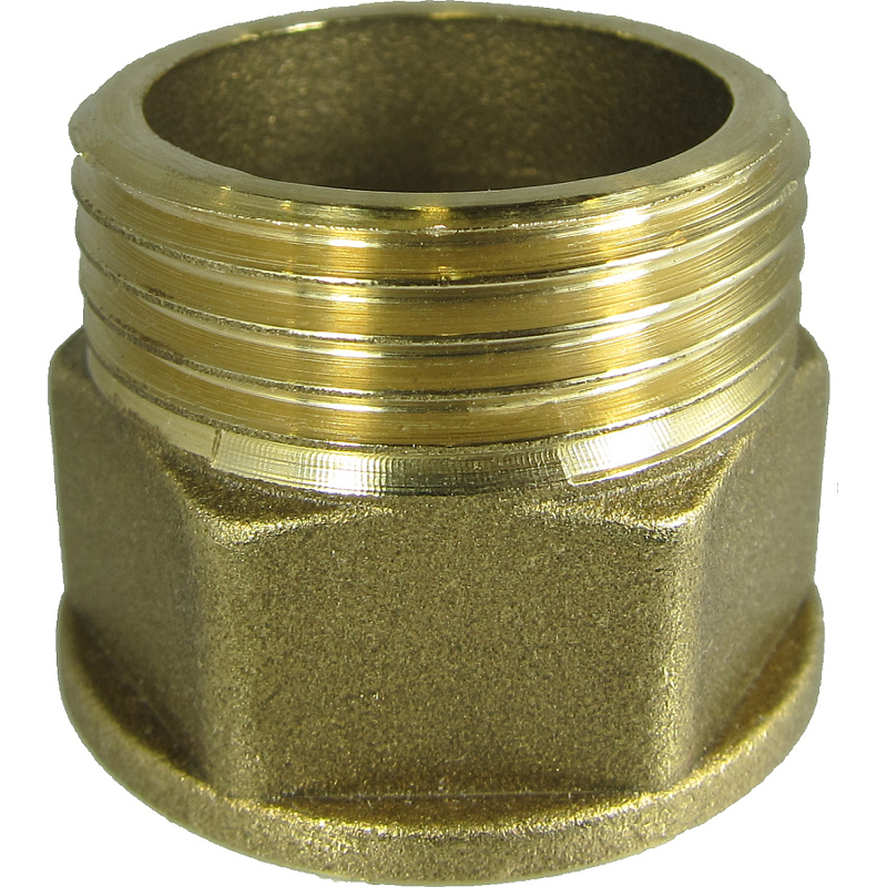 BRASS REDUCING HEXAGON UNION F-M