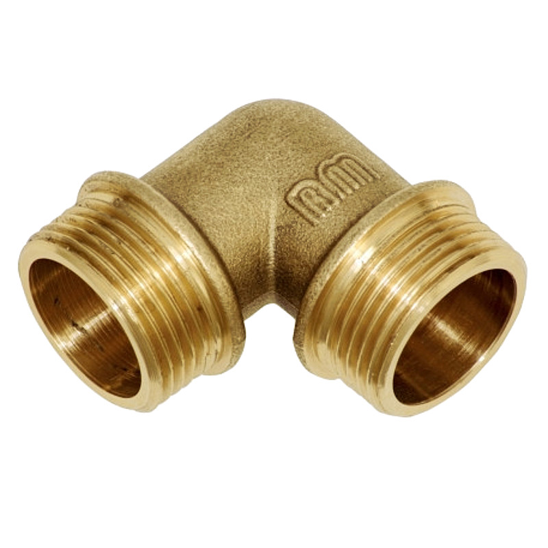 BRASS ELBOW M-M WITH FLANGE