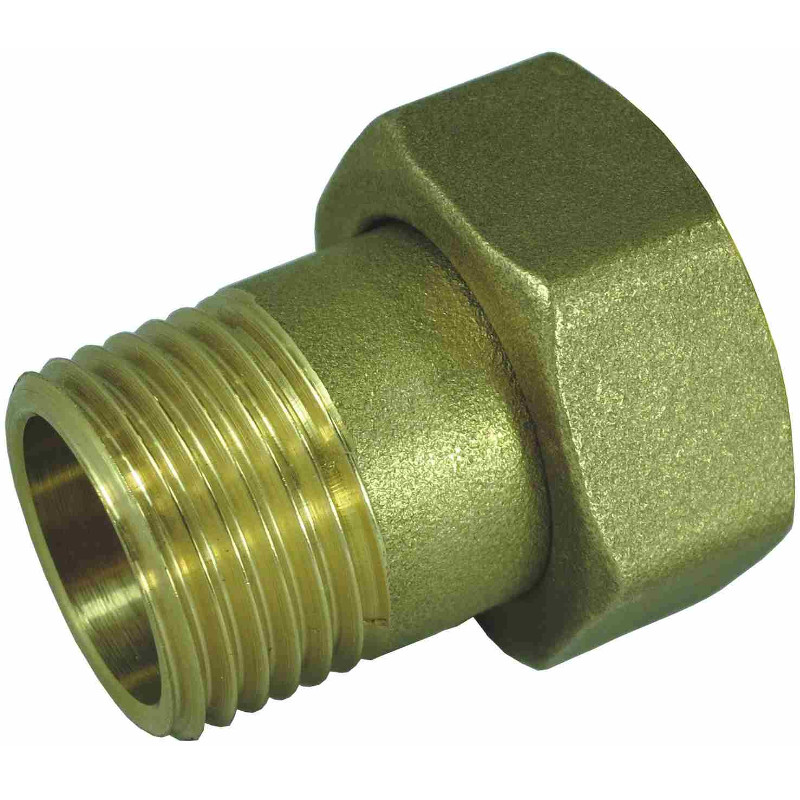 BRASS UNION 2 PIECES M-F WITH FLAT SEAL