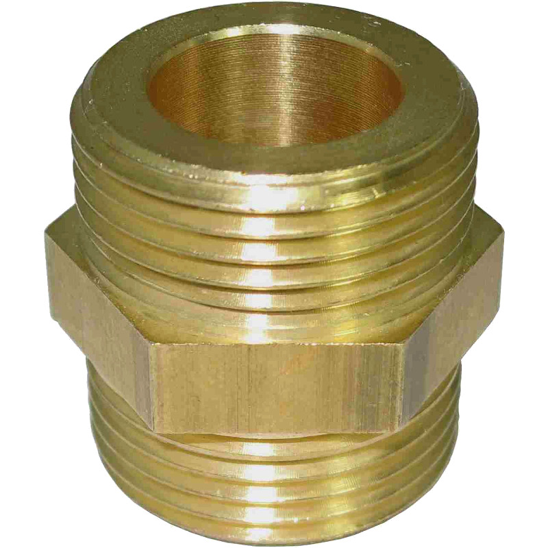 BRASS HEXAGON NIPPLE M-M CSST