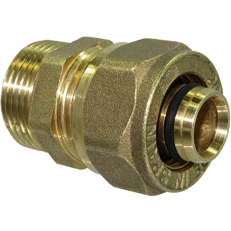 STRAIGHT MALE COUPLER FITTING FOR PEX