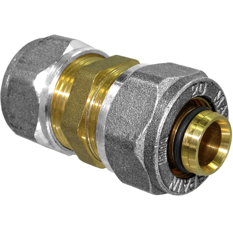 STRAIGHT COUPLER FITTING FOR MULTILAYER