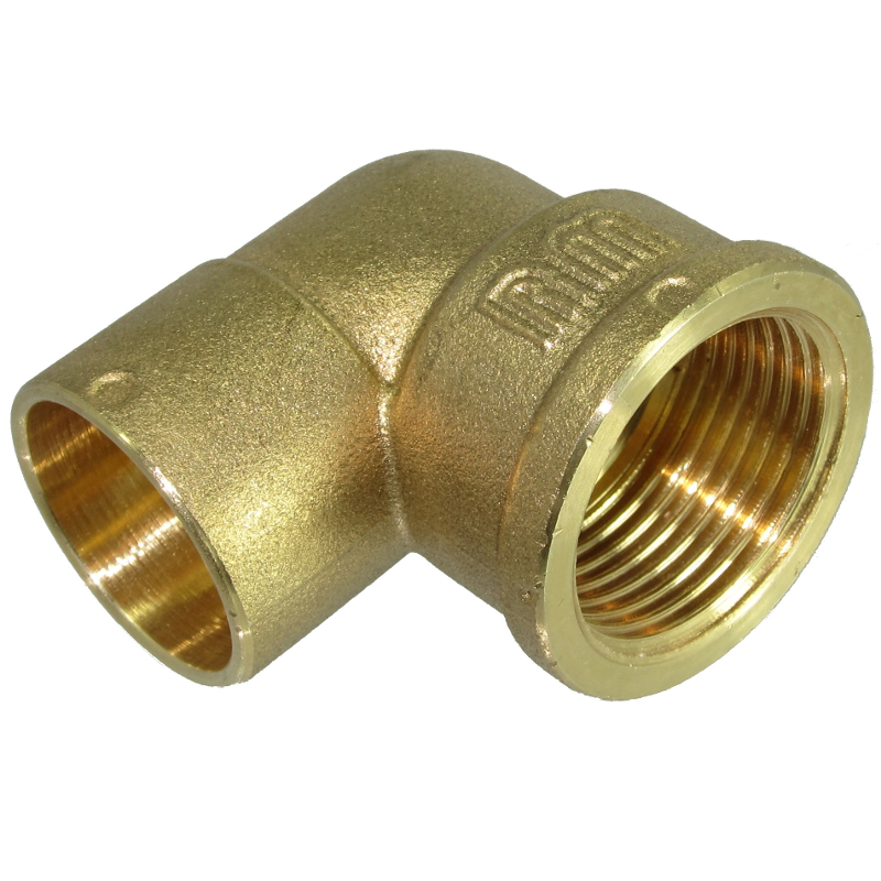 BRASS ELBOW FEMALE-CU