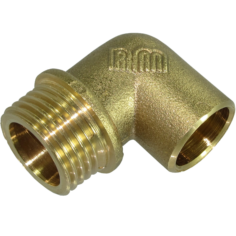 BRASS ELBOW MALE-CU