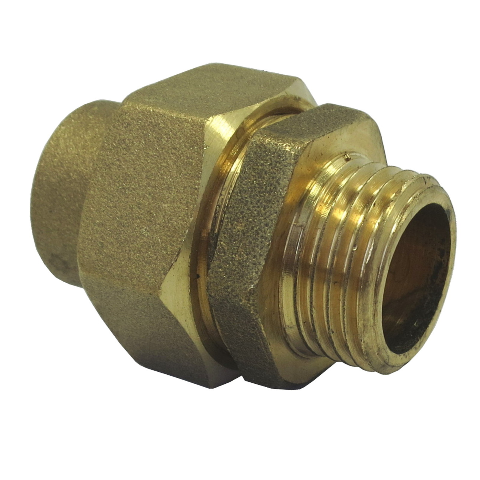 BRASS CONE UNION MALE-CU