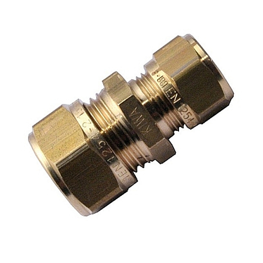STRAIGHT REDUCED COUPLER COMPRESSION FITTING FOR COPPER