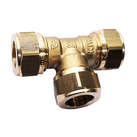 EQUAL TEE COMPRESSION FITTING FOR COPPER