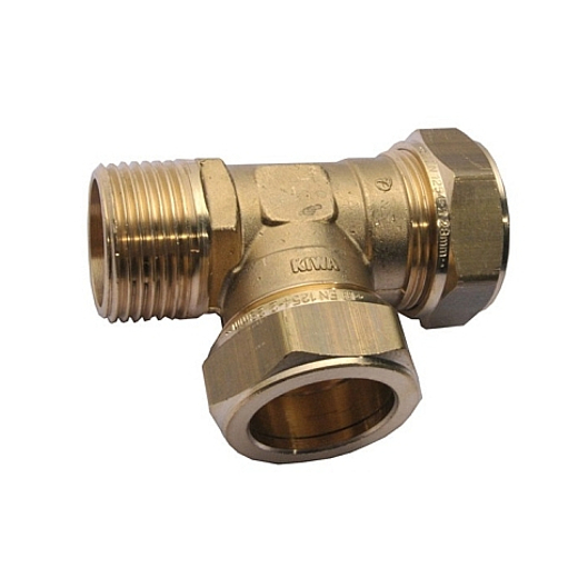 MALE TEE COMPRESSION FITTING FOR COPPER