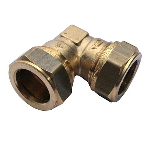 EQUAL COUPLER ELBOW COMPRESSION FITTING FOR COPPER