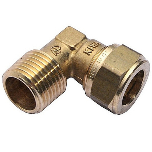 MALE ELBOW COMPRESSION FITTING FOR COPPER