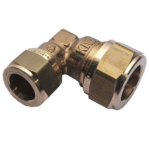 REDUCED COUPLER ELBOW COMPRESSION FITTING FOR COPPER