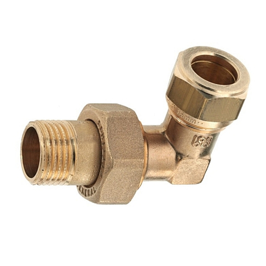 MALE ELBOW FOR RADIATOR COMPRESSION FITTING FOR COPPER