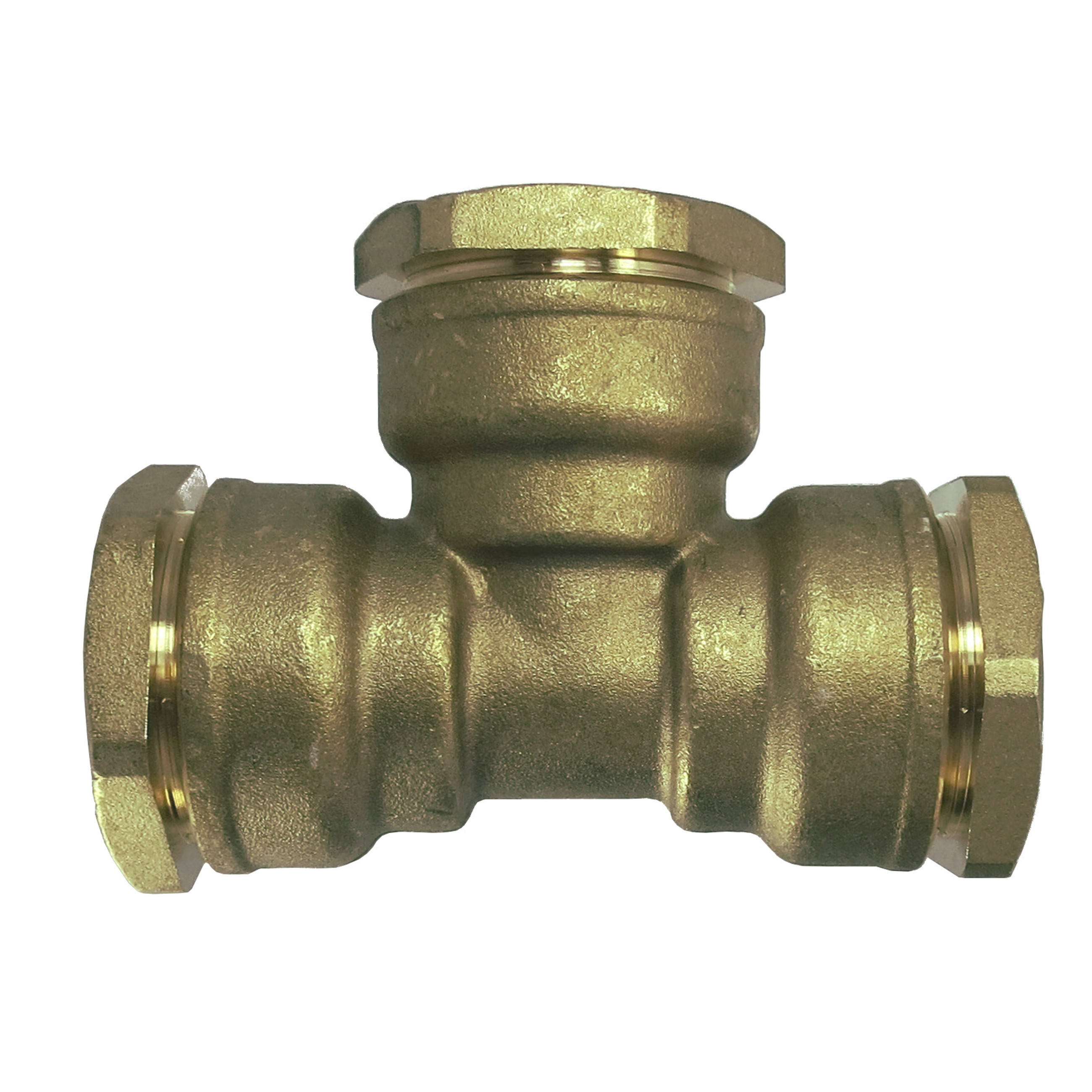 EQUAL TEE COUPLER FITTING FOR POLYETHYLENE