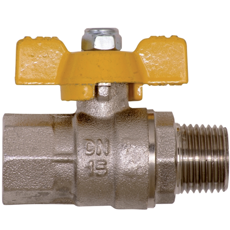 GAS BALL VALVE M-F 