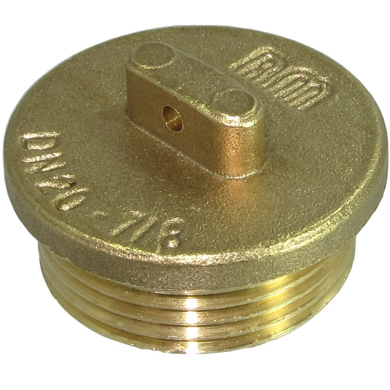 BRASS PLUG WITH LOCKING HOLE