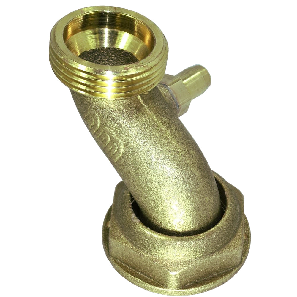 ECCENTRIC BRASS CONNECTOR FOR GAS METER