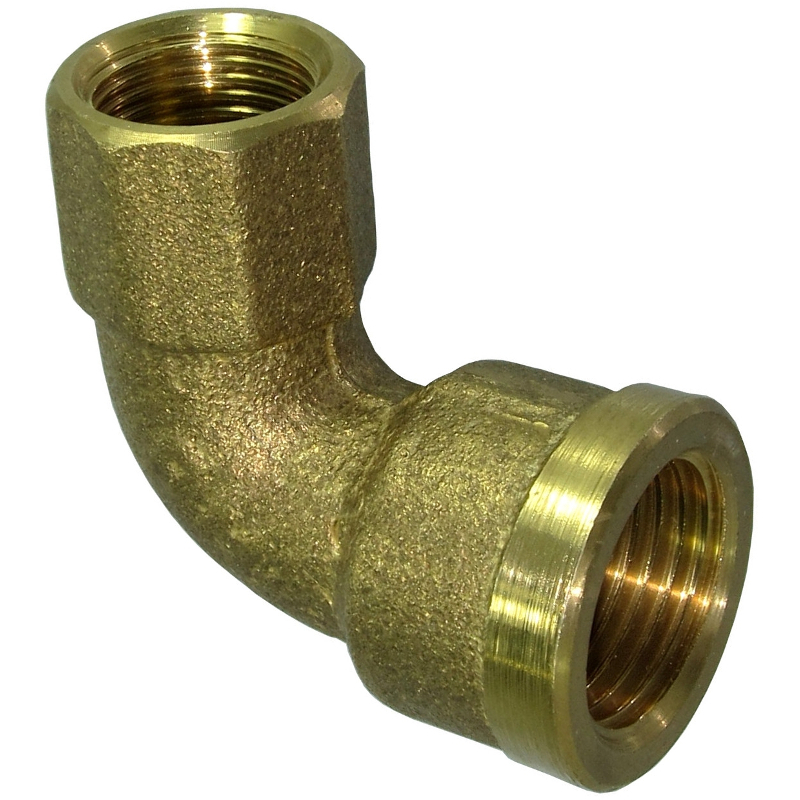 BRASS ELBOW F-F