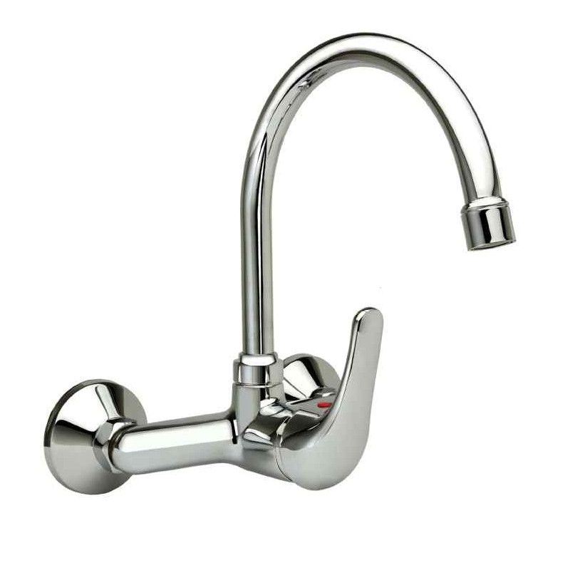 LEVER HANDLE HORIZONTAL SINK MIXER TAP LOW SPOUT TUBE VENUS