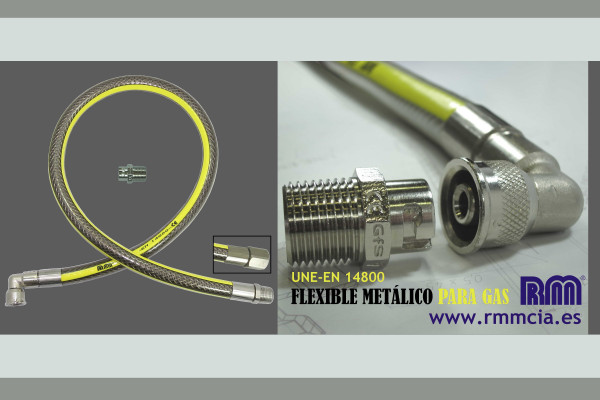 Flexible hose for gas, new product
